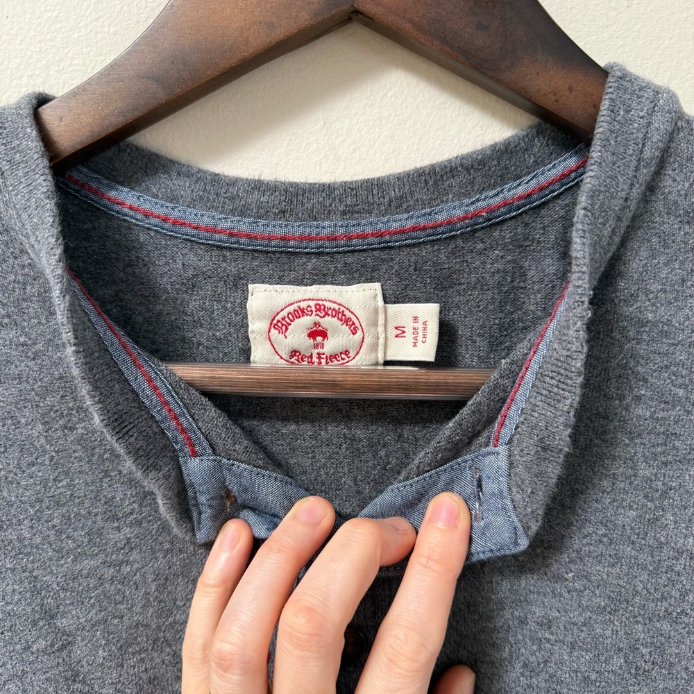 Men’s Brooks Brothers Long Sleeve Tee - Picture 2 of 9